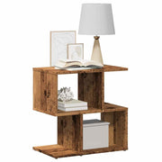 Nachtkastjes 2 st 50x30x51,5 cm bewerkt hout oud houtkleurig