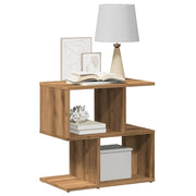 Nachtkastjes 2 st 50x30x51,5 cm bewerkt hout eiken
