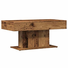 Salontafel oud houtkleurig 96x50x45 cm bewerkt hout