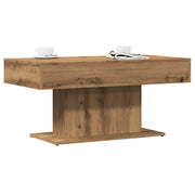 Salontafel 96x50x45 cm eiken bewerkt hout
