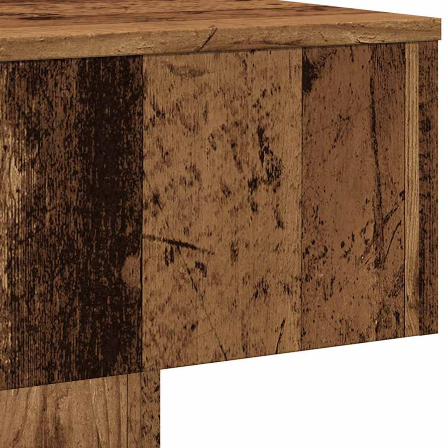 Salontafel 60x60x31,5 cm bewerkt hout oud houtkleurig