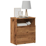 Nightstand 50x32x60 cm carved wood antique wood-colored