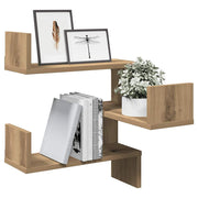 Corner shelf 40x40x49.5 cm engineered wood artisanal oak