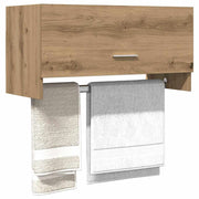 Kledingkast 70x32,5x35 cm bewerkt hout eikenkleur