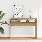 Wandtafel 105x30x80 cm bewerkt hout eikenkleur