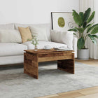 Coffee table 68x50x38 cm treated wood antique wood color