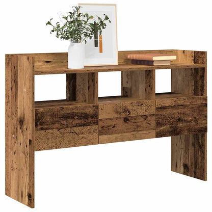 Dressoir 105x30x70 cm bewerkt hout oud houtkleurig