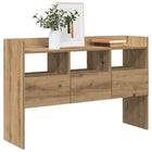 Dressoir 105x30x70 cm bewerkt hout eikenkleurig