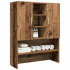 Washing machine cabinet 70.5x25.5x90 cm old wood look