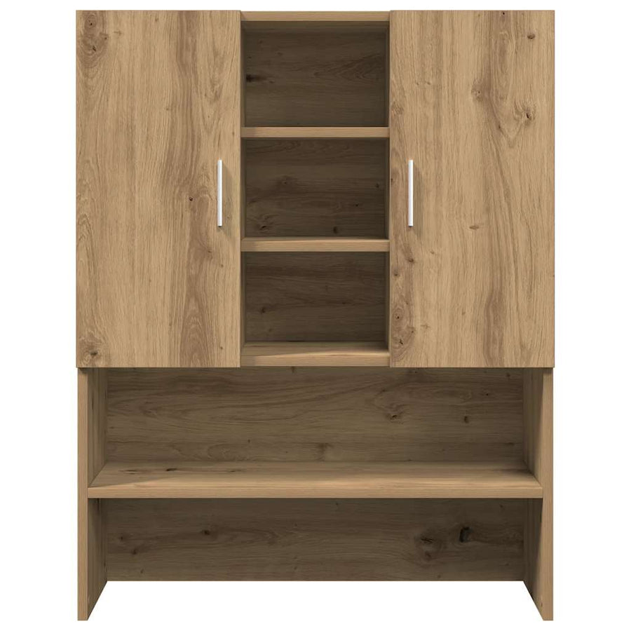 Wasmachinekast 70,5x25,5x90 cm artisanaal eikenkleur