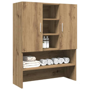Wasmachinekast 70,5x25,5x90 cm eikenkleur