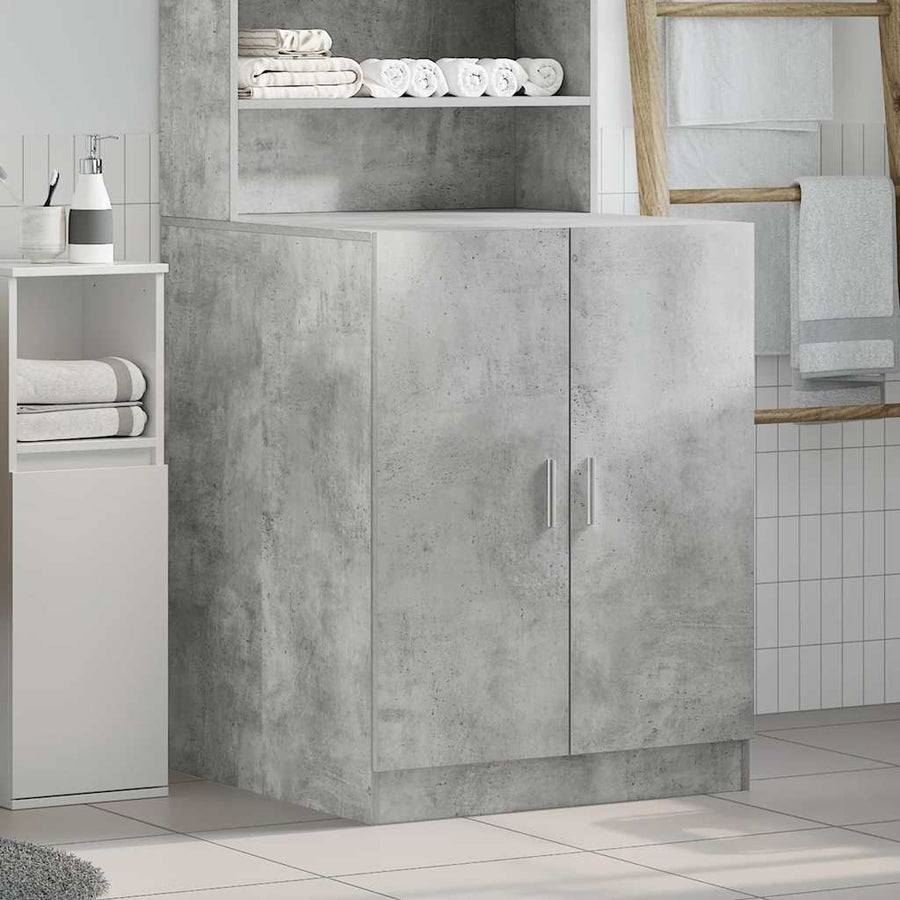 Wasmachinekast 70,5x71,5x91,5 cm betongrijs