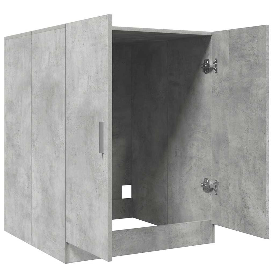 Wasmachinekast 70,5x71,5x91,5 cm betongrijs