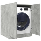 Washing machine cabinet 70.5x71.5x91.5 cm concrete grey