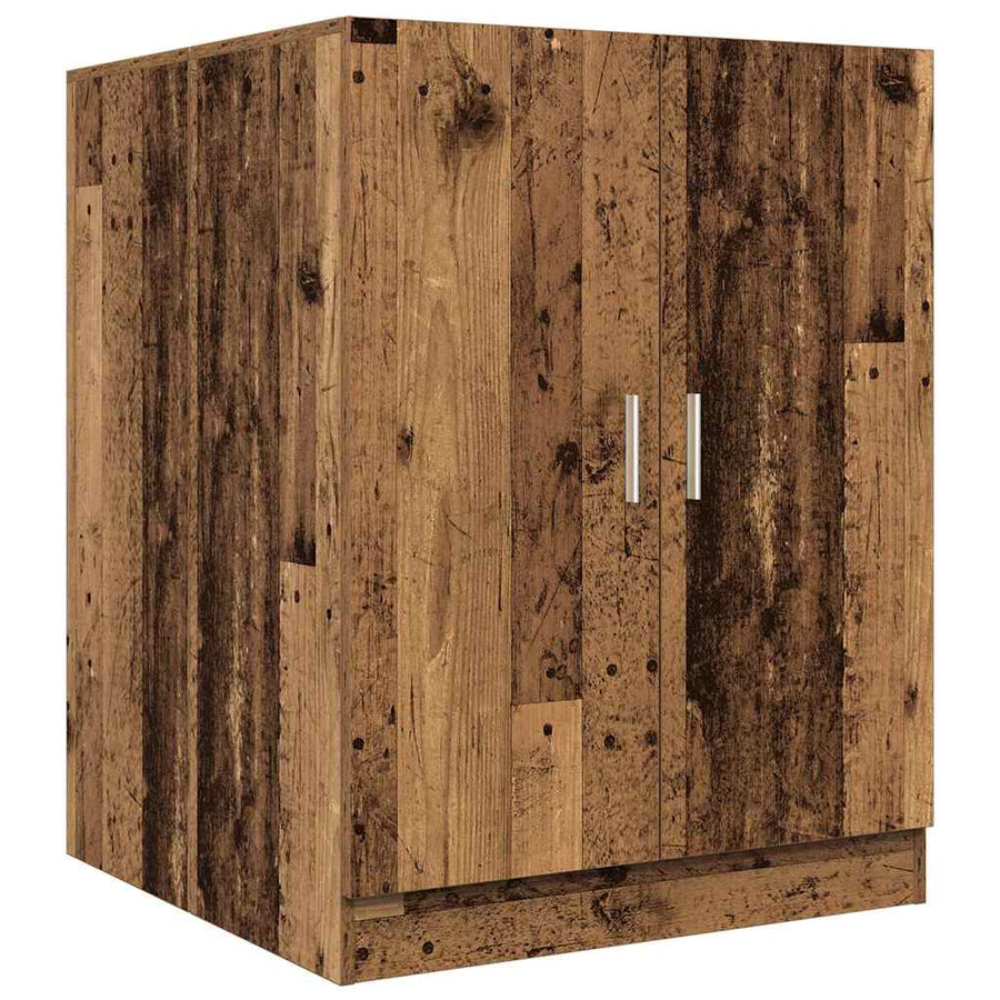 Wasmachinekast 70,5x71,5x91,5 cm oud houtkleurig