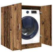 Washing machine cabinet 70.5x71.5x91.5 cm old wood color