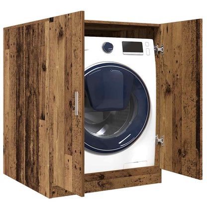Wasmachinekast 70,5x71,5x91,5 cm oud houtkleurig