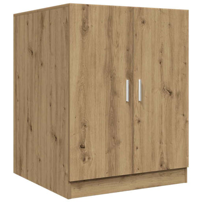 Wasmachinekast 70,5x71,5x91,5 cm artisanaal eikenkleurig