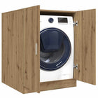 Washing machine cabinet 70.5x71.5x91.5 cm artisanal oak finish