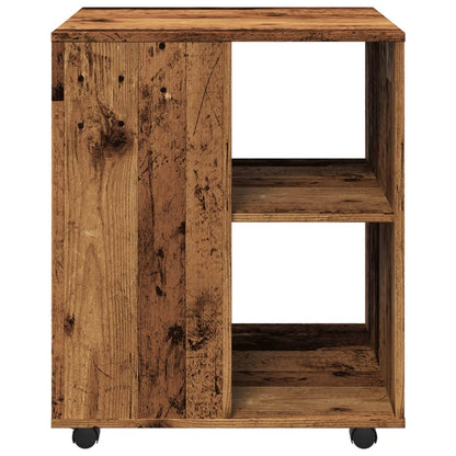 Rolkast 60x53x72 cm bewerkt hout oud houtkleurig