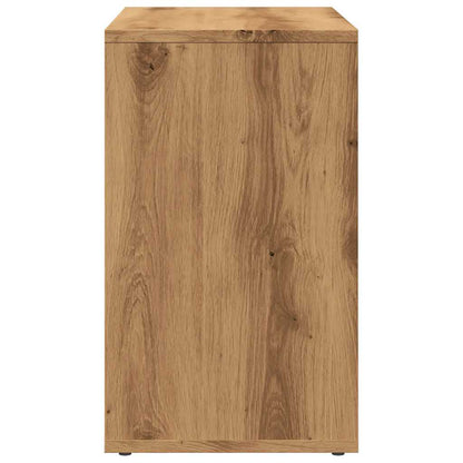 3-delige Tafeltjesset bewerkt hout artisanaal eikenkleur