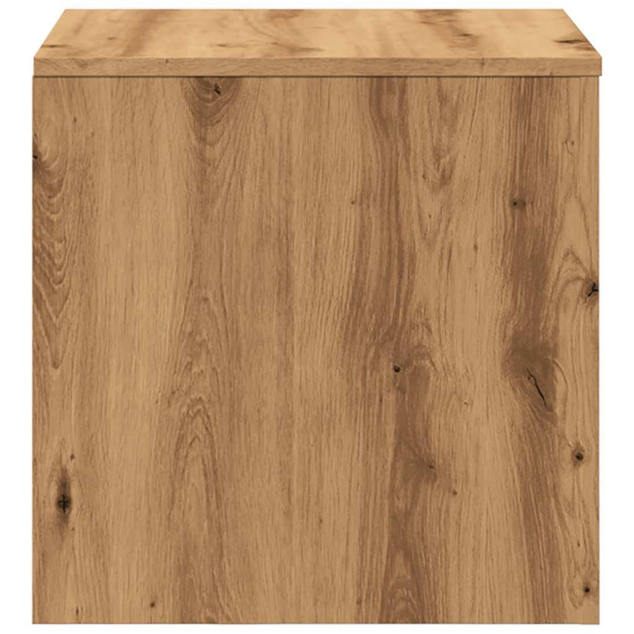 Bijzettafels 3 st bewerkt hout artisanaal eikenkleur