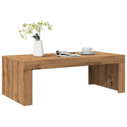 Salontafel 102x50x35 cm bewerkt hout eikenkleurig