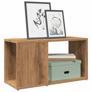 Tv-meubel 60x24x32 cm bewerkt hout eikenkleur