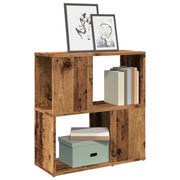 Bookshelf 60x24x63 cm treated wood old wood colour
