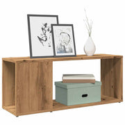 Tv-meubel 80x24x32 cm bewerkt hout eikenkleur