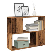 Boekenkast kamerscherm 80x24x63 cm oud hout