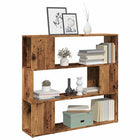 Bookcase/room divider 100x24x94 cm old wood-coloured