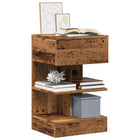 Nachtkastjes 2 st 40x35x65 cm bewerkt hout