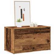 Halbankje 80x40x45 cm bewerkt hout