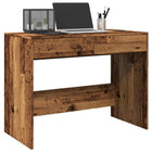 Desk 101x50x76.5 cm treated wood old wood-coloured