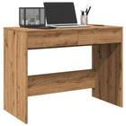 Desk 101x50x76.5 cm treated wood artisanal oak color