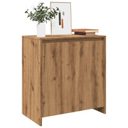 Dressoir 70x41x75 cm bewerkt hout eikenkleur