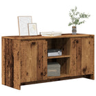 Tv-meubel 102x37,5x52,5 cm bewerkt hout oud houtkleurig