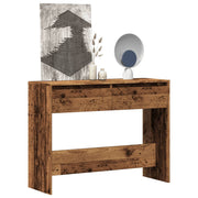 Console table 100x35x76.5 cm carved wood old wood-colored