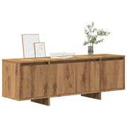 Tv-meubel 120x30x40,5 cm bewerkt hout eikenkleurig