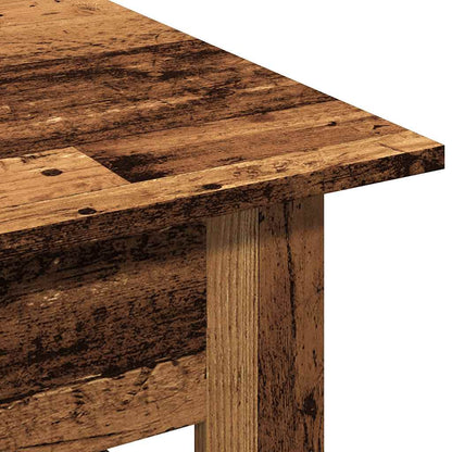 Salontafel 102x55x42 cm bewerkt hout oud houtkleurig