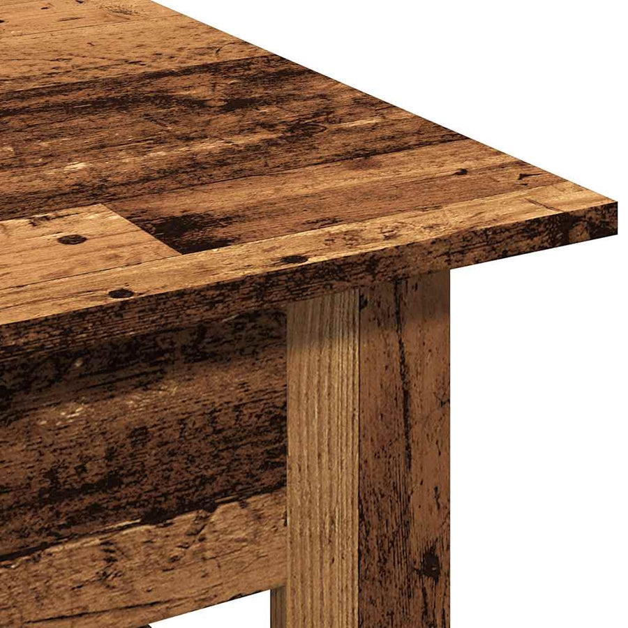 Salontafel 102x55x42 cm bewerkt hout oud houtkleurig