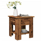 Salontafel 40x40x42 cm bewerkt hout