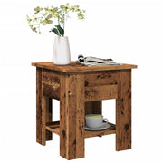 Salontafel 40x40x42 cm bewerkt hout