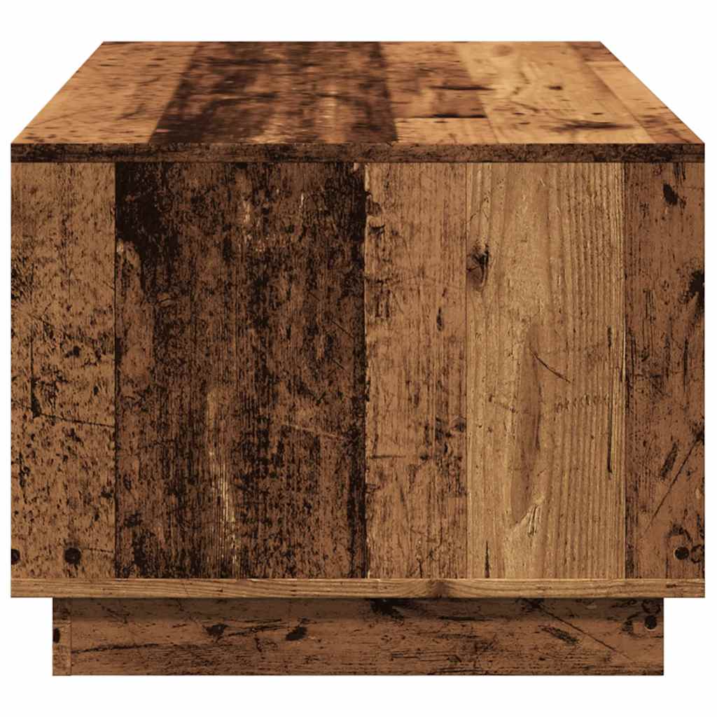 Salontafel 102x55x43 cm bewerkt hout oud houtkleurig