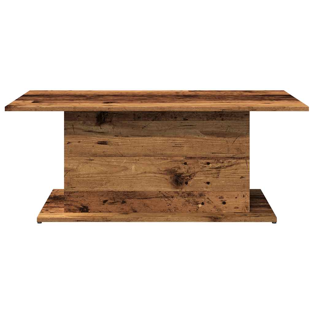 Salontafel 102x55,5x40 cm bewerkt hout oude houtkleurig