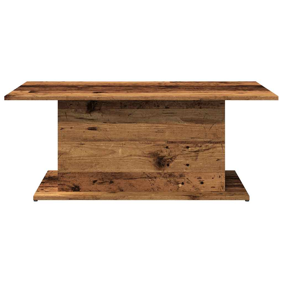 Salontafel 102x55,5x40 cm bewerkt hout oude houtkleurig