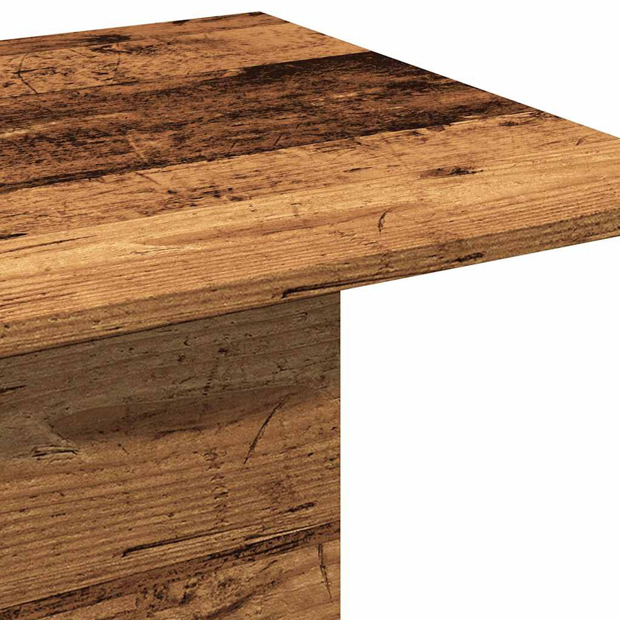 Salontafel 102x55,5x40 cm bewerkt hout oude houtkleurig