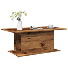 Salontafel 102x55,5x40 cm bewerkt hout oud houtkleurig