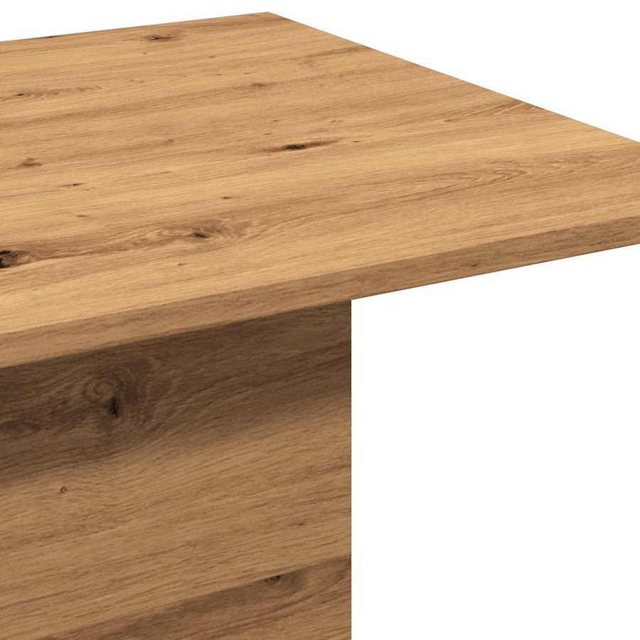 Salontafel 102x55,5x40 cm bewerkt hout artisanaal eikenkleur